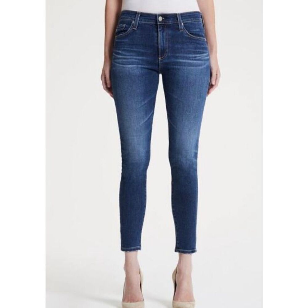 Ag Adriana Goldshmied the Farrah high rise skinny jeans 27